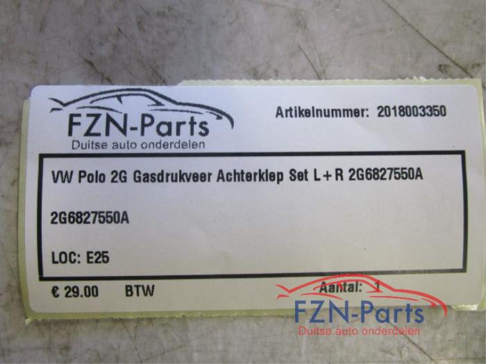 Set Gasdempers Achterklep Volkswagen Polo (22741426)