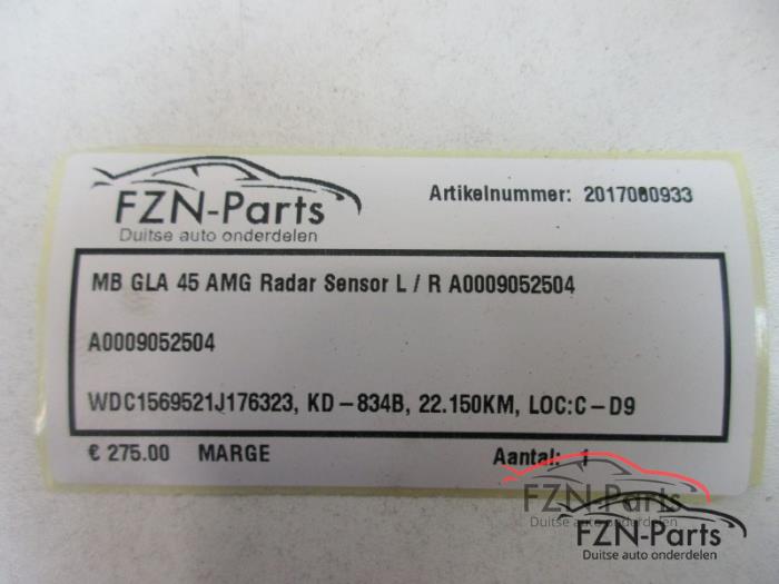 Radar sensor Mercedes GLA (22745495)
