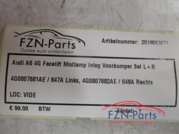 Bumper mistlamp Audi A6 (22744858)