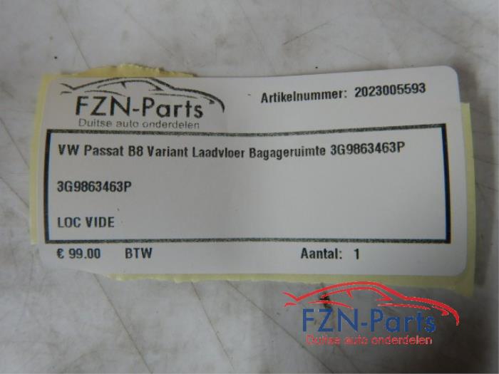 VW Passat B8 Variant Laadvloer Bagageruimte