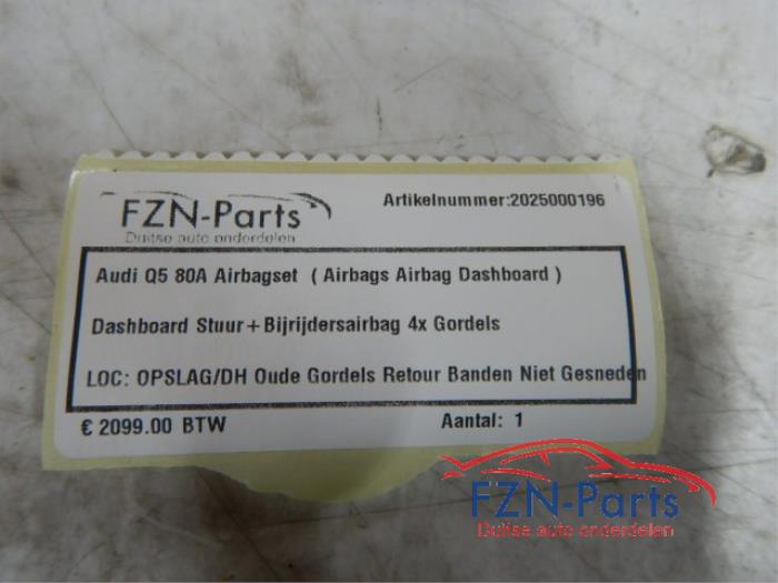 Airbag set + dashboard Audi Q5 (22727710)