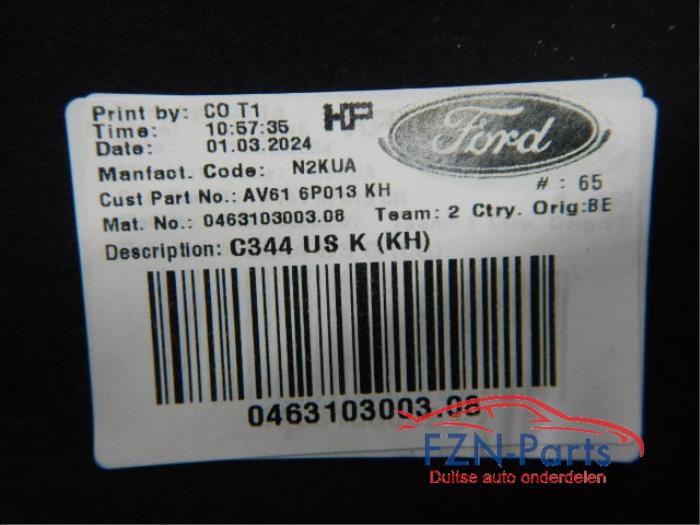 Ford Focus Bodemplaat Motorzijde