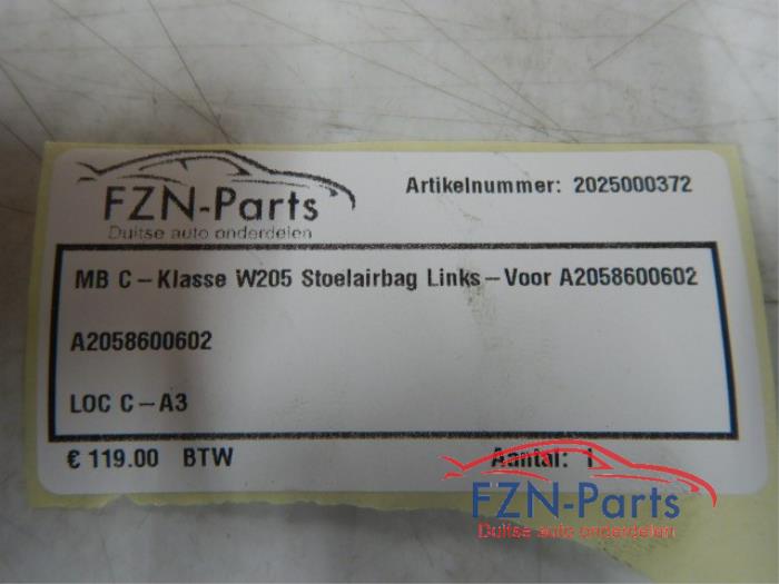 MB C-Klasse W205 Stoelairbag Links-Voor
