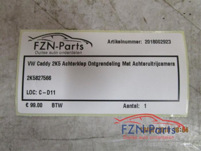 Achteruitrij Camera Volkswagen Caddy (22727093)