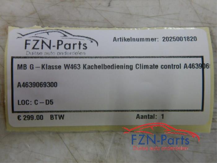 Climatronic Paneel Mercedes G-Klasse (22733175)
