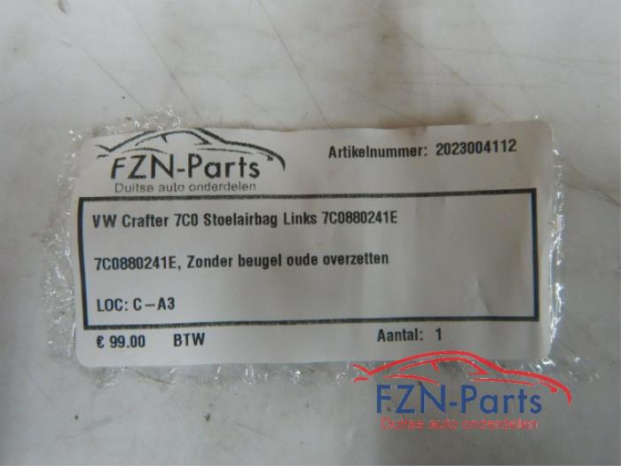Airbag stoel (zitplaats) Volkswagen Crafter (22730696)