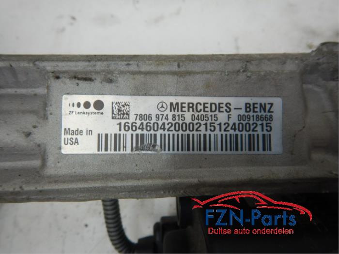 Mercedes-Benz ML A 166 400 Stuurhuis Compleet