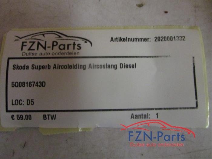 Airco Leiding Skoda Superb (22728574)