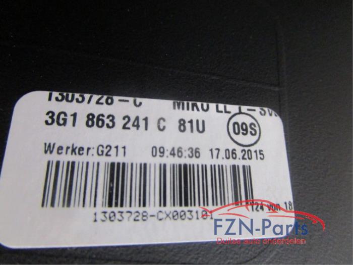 VW Passat B8 Variant Middenconsole Leer Leder Compleet