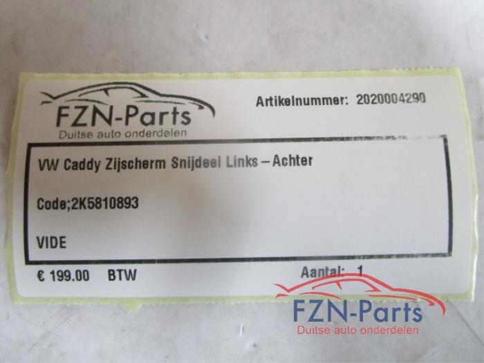 Snijdeel achter Volkswagen Caddy (22741659)