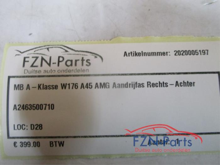 Aandrijfas rechts-achter Mercedes A-Klasse (22725941)