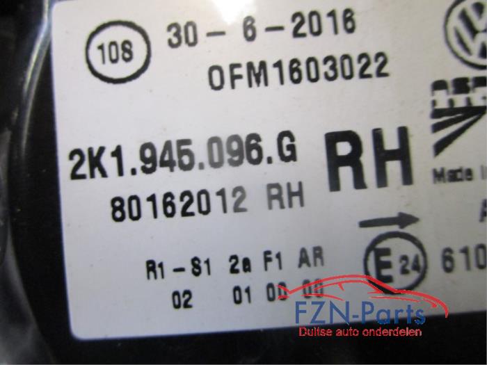 VW Caddy 2K Smoke Achterlichten Set L+R