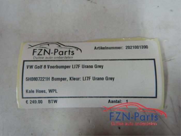 VW Golf 8 Voorbumper LI7F Urano Grey