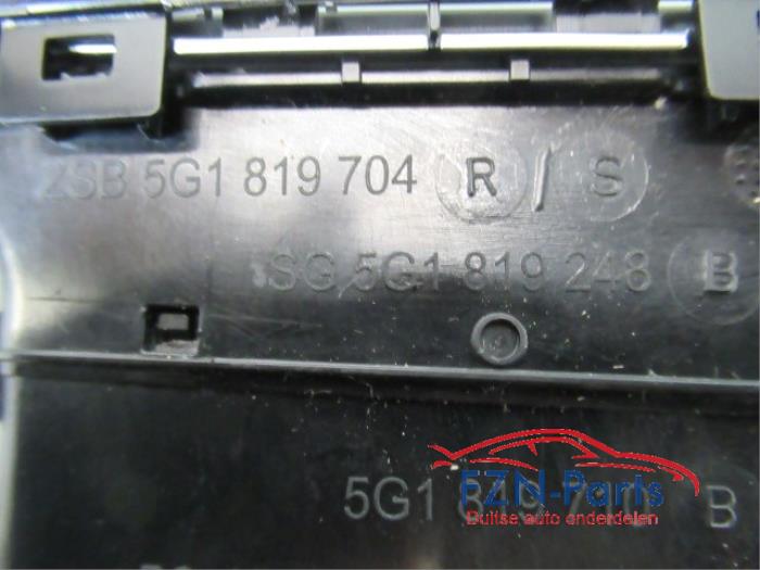 VW Golf 7 Luchtrooster Dashboard Rechts