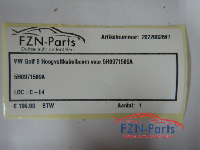 VW Golf 8 Hoogvoltkabelboom Voor