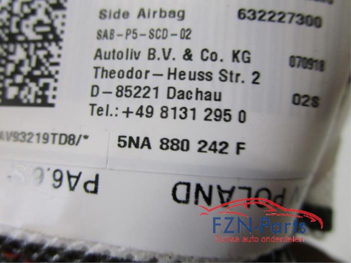 VW Tiguan 5NA Stoelairbag Rechts