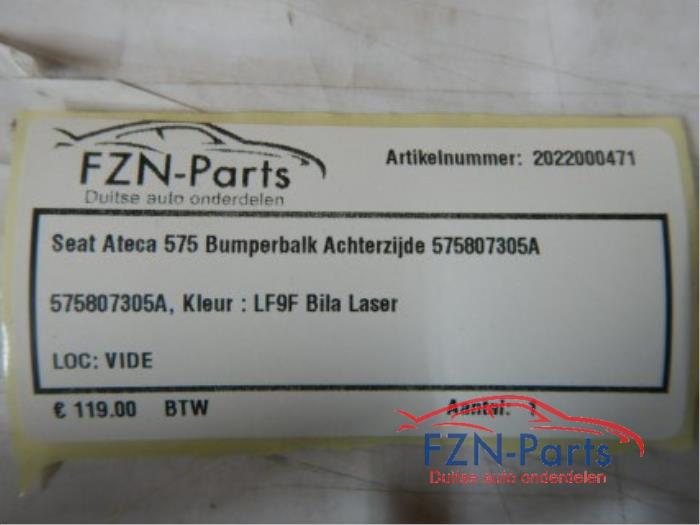 Seat Ateca 575 Bumperbalk Achterzijde