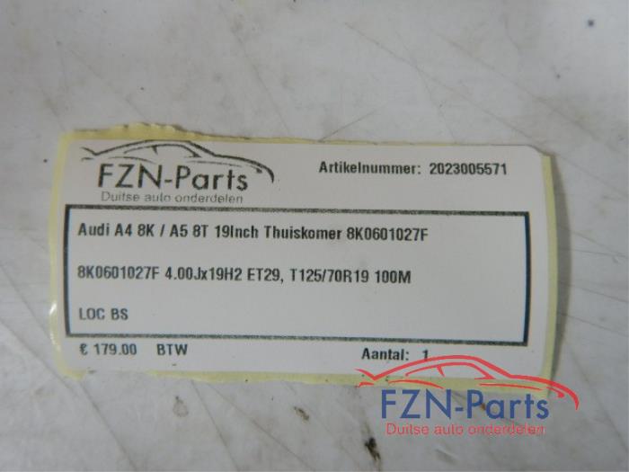 Audi A4 8K A5 8T 19Inch Thuiskomer