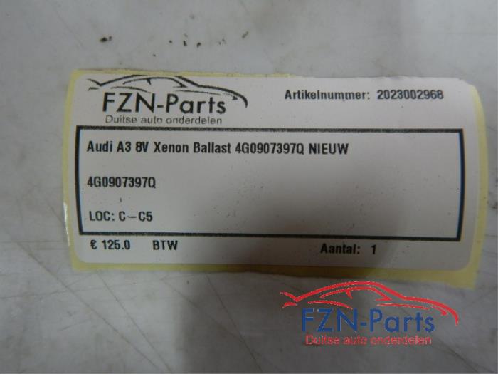 Audi A3 8V Xenon Ballast