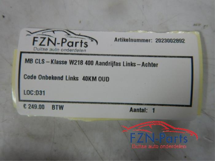 Aandrijfas links-achter Mercedes CLS-Klasse (22725239)