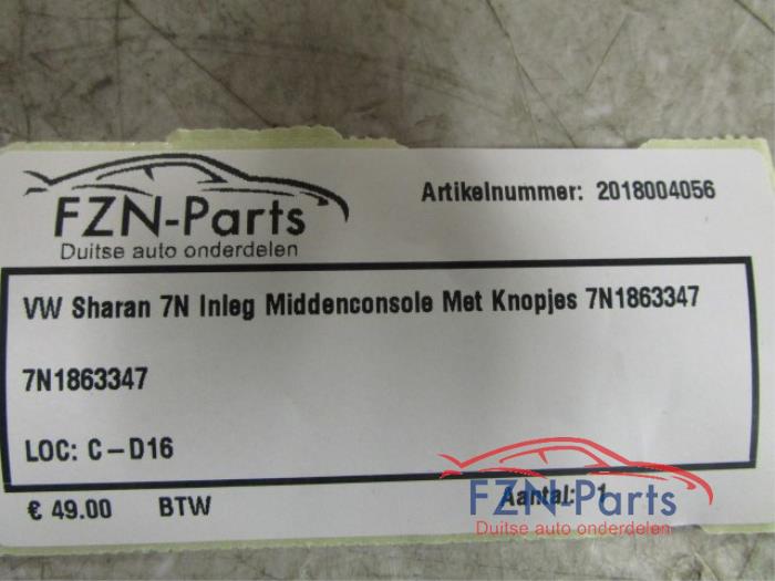 Middenconsoles Volkswagen Sharan (22742276)