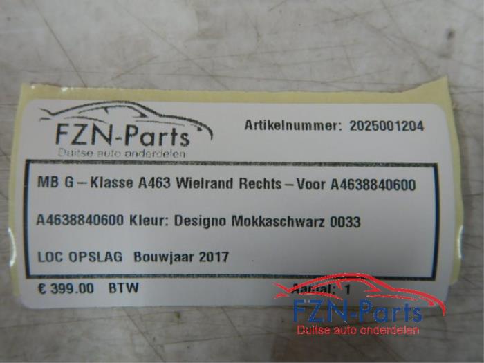Wielrand voor Mercedes G-Klasse (22744172)