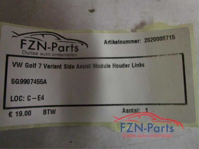 VW Golf 7 Variant Side Assist Module Houder Links