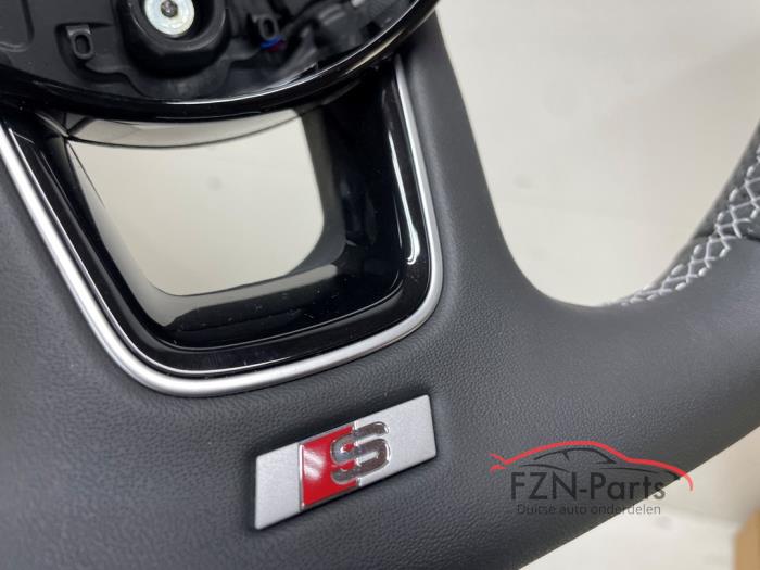 Audi A4/S4 A5/S5 8W S-Line Stuur MF+F1 Wit stiksel