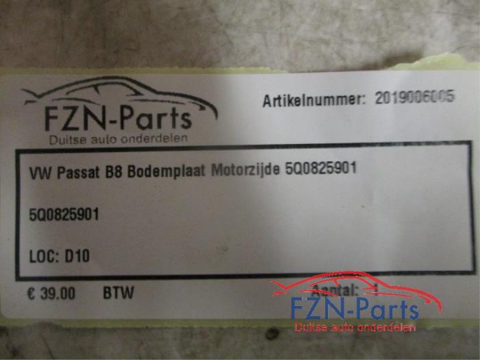 VW Passat B8 Bodemplaat Motorzijde