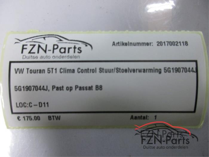 Climatronic Paneel Volkswagen Passat (22744536)