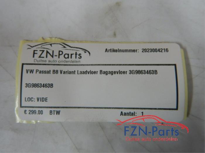 VW Passat B8 Variant Laadvloer Bagageruimte