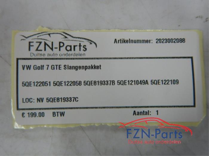 VW Golf 7 GTE Slangenpakket