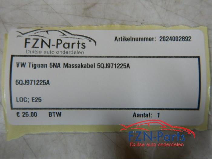 VW Tiguan 5NA Massakabel