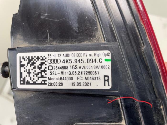 Audi A6 4K Achterlichten set Links Rechts LED