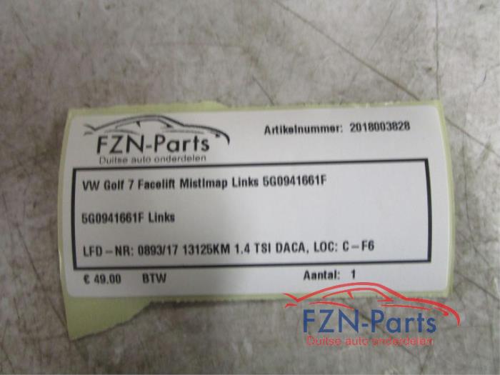 VW Golf 7 Facelift Mistlamp Links