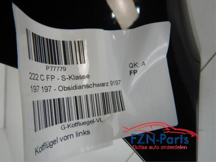 Mercedes-Benz S-Klasse W222 Spatscherm Zijscherm Links