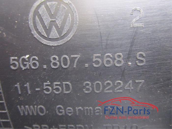 VW Golf 7 Facelift Diffuser Onderlip Achterbumper Vol Chrome