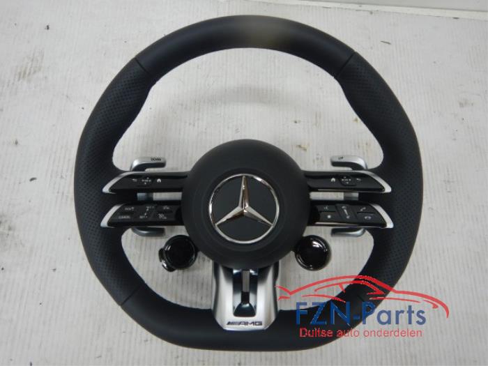 Mercedes-Benz C63 E63 W206 W213 AMG Stuur Leer MF+F1+Airbag