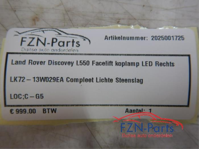 Land Rover Discovery L550 Facelift Koplamp LED rechts
