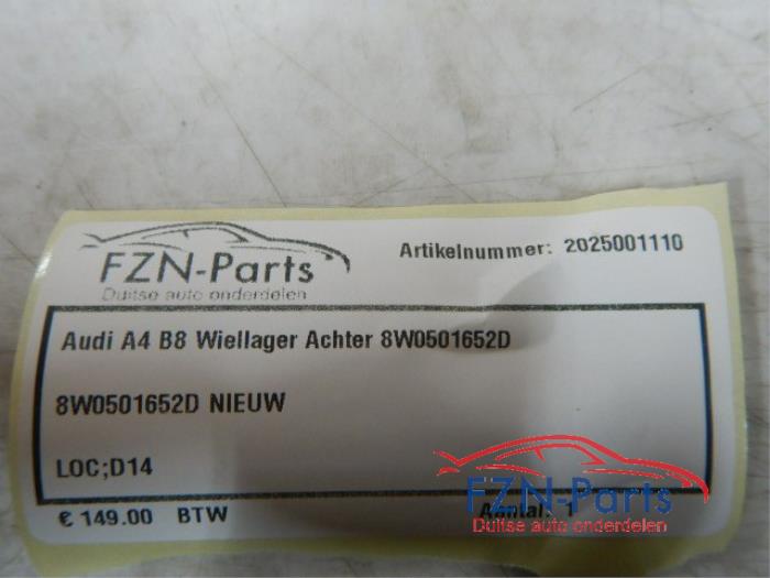 Audi A4 8W Wiellager Achter
