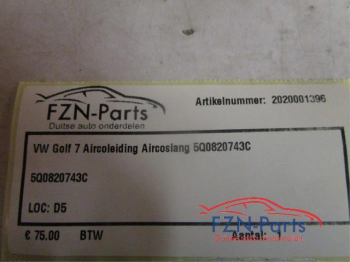 VW Golf 7 Aircoleiding Aircoslang