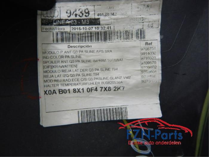Voorbumper Audi Q3 (22721802)