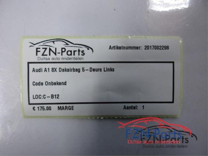 Audi A1 8X Dakairbag 5-Deurs Links