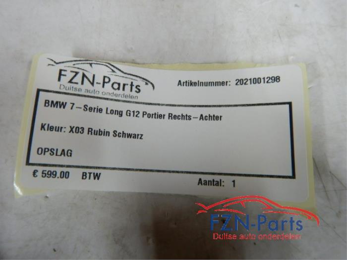 Portier 4Deurs rechts-achter BMW 7-Serie (22723878)