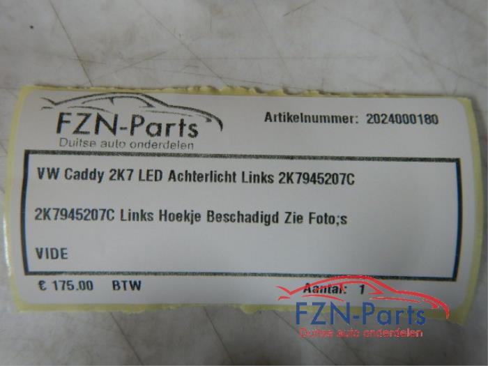 VW Caddy 2K7 LED Achterlicht