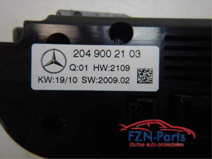 Climatronic Paneel Mercedes C-Klasse (22733168)