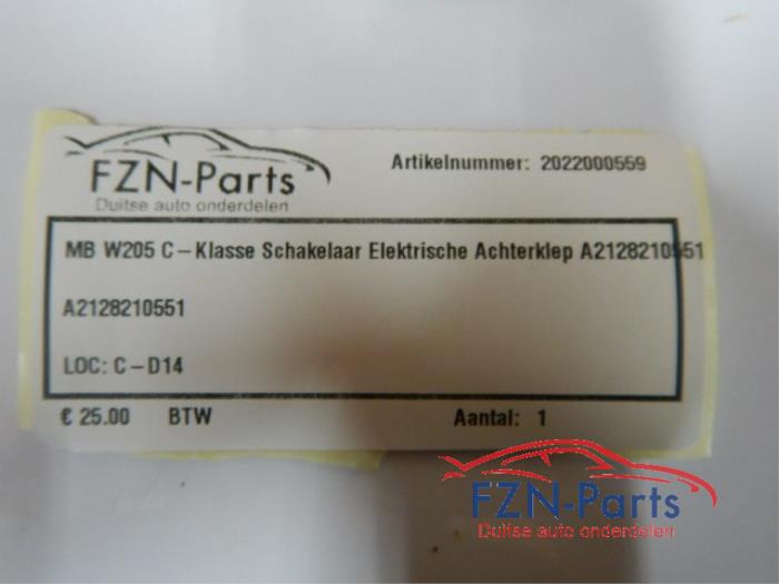 Schakelaar achterklep Mercedes C-Klasse (22740744)
