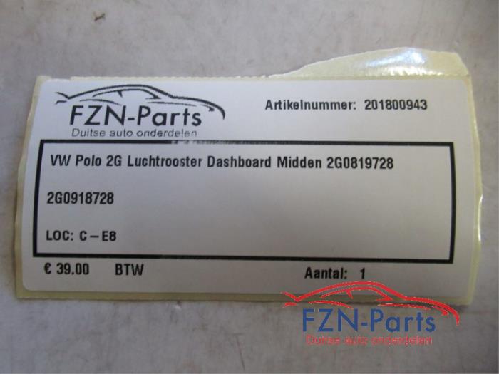Luchtrooster Dashboard Volkswagen Polo (22735879)