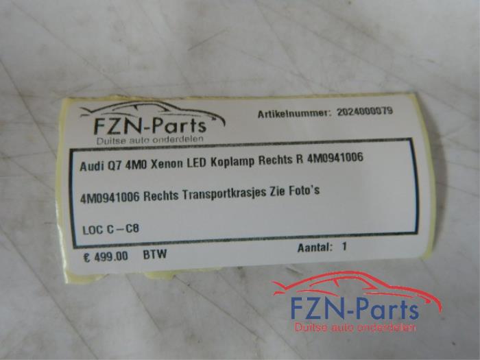 Audi Q7 4M0 Xenon LED Koplamp Rechts R