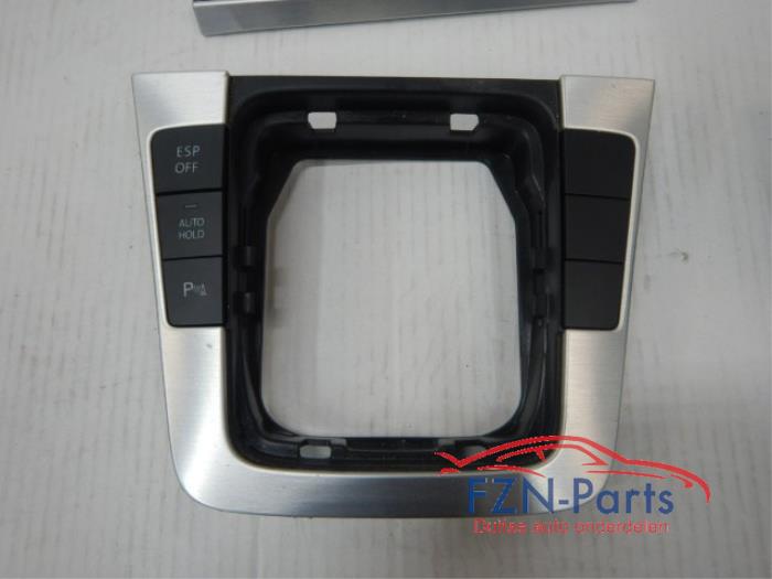 VW Passat 3C8 Inleg Dashboard Grijs Aluminium Look
